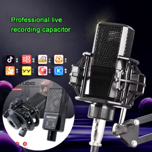 BERGARANSI TaffSTUDIO GMark LGT240 Mikrofon Kondensor Studio Mic XLR with Shockproof Mount