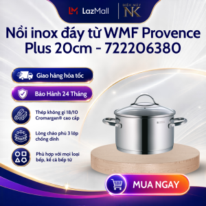 Nồi inox đáy từ WMF Provence Plus 20cm - 722206380 | 24cm - 722246380 - Bảo Hành 24 Tháng
