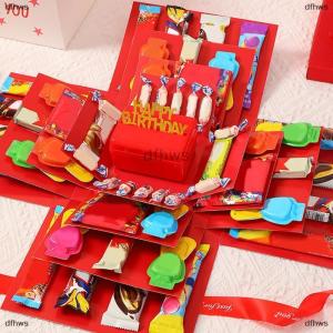 [COD] dfhws Surprise Explosion Box Handmade Assembled Snack Gift Box For DIY Christmas Valentines Day Birthday Wedding Anniversary Gifts