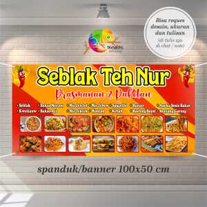 Cetak Spanduk Banner Seblak Prasmanan