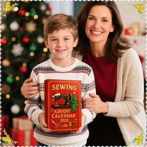 🔥【Special price】🔥🔥[ FLASH SALE ] Sewing Advent Calendar 2025 24-Day Christmas Countdown Box 2D Acrylic Festive Hanging Decoration