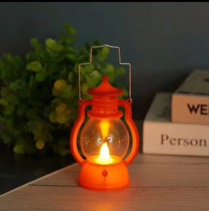 Lampu Lentera Kecil LED Dekorasi Minimalis Lampu Meja Petromax KYN09039