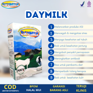 [BPOM RESMI] DAYMILK Susu kambing etawa rasa original bantu menjaga kesehatan pernafasan dan persendian