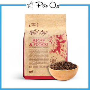 Absolute Bites Wild Age Dry Dog Food 3.3lbs - Assorted (Salmon Pork Beef Duck Lamb)