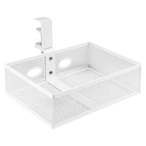 360 độ xoay dưới bàn lưu trữ Organizer dung tích lớn ngăn kéo vật tư Văn phòng Chủ Giỏ dây kim loại