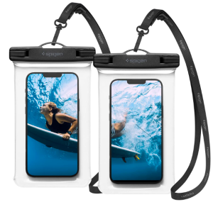 Sp*gen Waterproof Phone Case Pouch Compatible for Most Cell Phone & Accessories Aquashield A601 - Crystal Clear