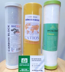 Lõi Lọc Nước 1 2 3 Cation Khử Đá Vôi Đầu Nguồn 10 inch - HOAKarofi