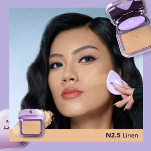 SOMETHINC Copy Paste COVERBLUR ™ Powder Foundation Bedak Padat Two Way Cake TWC Foundie Zero Pore Zero Cracky