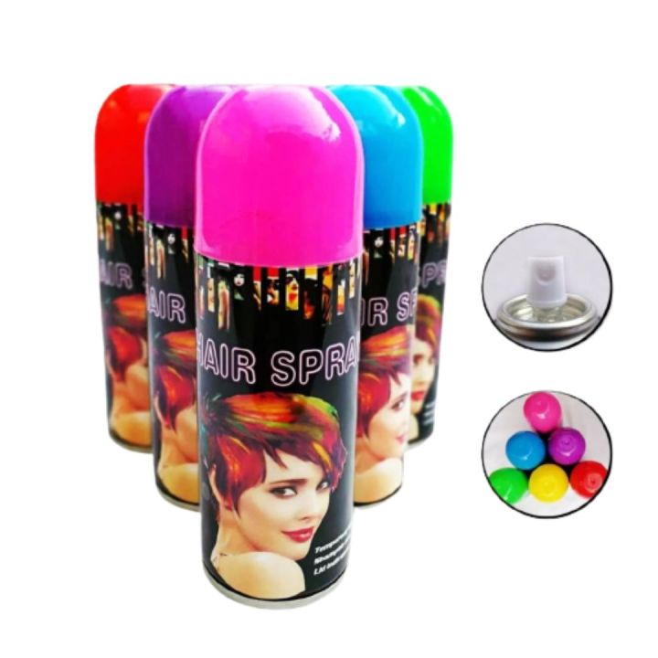Washable Glittered Hair color Spray 85g Lazada PH