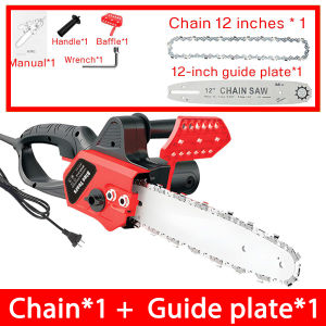 Electric Chainsaw 12 inches Corded Chainsaw Corded Electric Chainsaw for Tree Wood Cutting