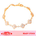 Gelang Emas Cor Cap Clover Full Mata Tabur - Toko Emas Gadjah. 