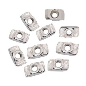 LINSBAYWU M3-M8 10/50pcs EU Standard T-Slot Home Improvement Aluminum Profiles Thread T Nut Nuts Fasteners Hardware