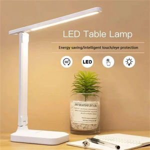 USB Rechargeable LED Table Lamp 3 Color Touch Foldable Eye Reading Night Light