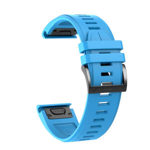 Zionia 22MM Skin-friendly Quick Release fit Soft Silicone Watch Strap for Garmin Instinct 3 45mm AMOLED Crossover Solar Tactical dezl Camo Surf MARQ Captain Gen 2 Fenix 8 E 7 6 Pro 5 Plus Quatix Tactix D2 Mach 1 Approach S70 47mm S62 S60 Amazfit Falcon