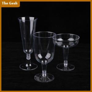 [The Gesh] 10ชิ้นถ้วยพลาสติกใสแชมเปญบาร์สำหรับปิ้งแก้วอุปกรณ์ดื่มสำหรับงานเลี้ยงวันเกิดงานแต่งงานงานเทศกาลครบรอบ