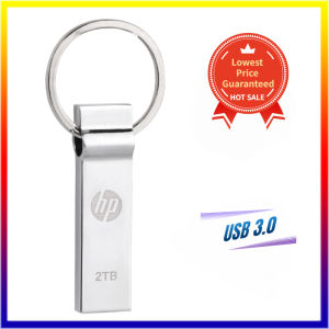HP 2TB แฟลชไดร์ฟ OTG Flash Drive Waterproof Pendirive U Disk Metal Memory Stick V269 #แฟลชไดรฟ์
