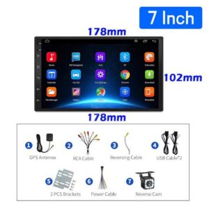 《FREE REVERSE CAM》Kenwood Style Car Stereo Head Unit Android Player 7"9"10"Inches Quad Core Car Multimedia MP5 Player