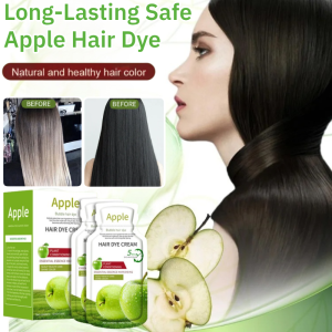 Apple Bubble Hair Dye Covers Gray Hair Natural Black Hair Dyeing Apple Natural Black Hair Dye Cream