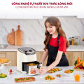 Nồi chiên không dầu FUJIHOME A4EW dung tích 4.5l,  vỉ chiên phủ chống dính - Công suất 1400W - Bảo hành điện tử 18 tháng. 