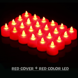 Nijito - Flicker Flameless Smokeless Romantic LED Candle Night Light Lamp Wedding Party Lampu Lilin Raya蜡烛灯
