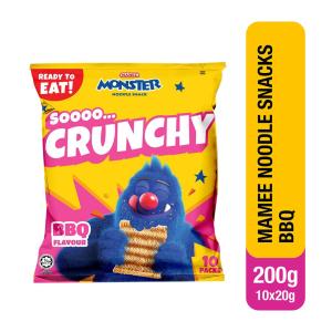 Mamee Monster BBQ Flavour Noodle Snack (Pack Of 10)