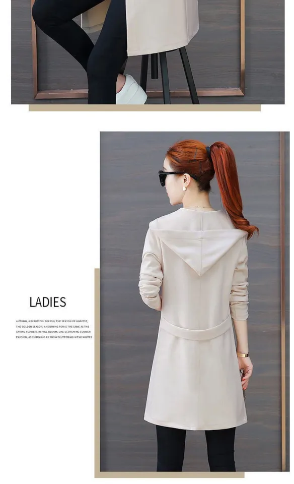 Women's Long-sleeved Jacket Spring Autumn Thin Slim Mid-length