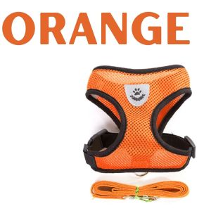 Pet Leash With Harness Mesh Breathable Adjustable Rabbit Leash Rabbit Collar