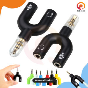 NEW SPLITTER U AUX 3.5MM KE AUDIO HEADSET & MIC SPLITTER FOR GAMING