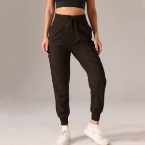 SUPERFLOWER Fabric Drawstring Running Sport Jogging Pants Womens Quick Dry Athletic Gym Fitness Sweatpants with Both Sides Pockets