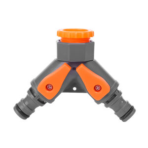 Portable 3-way Faucet Converter with Rotary Switch Multipurpose Y-shape Double Heads Water Splitter Home Tap Connector Hardware Tool