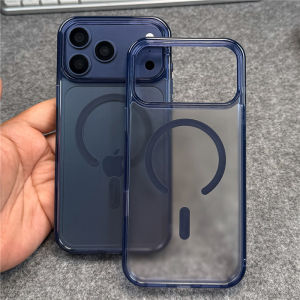 Magnetic Frosted Transparent Original Color Case For iPhone 18Pro 17Pro Max 17Pro AI Touch Camera Button For Magsafe Matte Cover