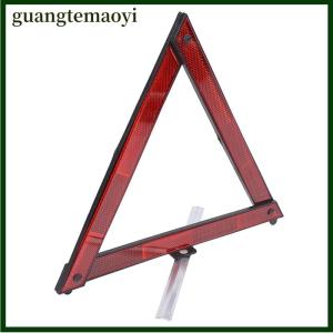 guangtemaoyi Car Tripod Folded Stop Sign Reflector Car Emergency Breakdown Warning Triangle Red Reflective Safety Hazard
