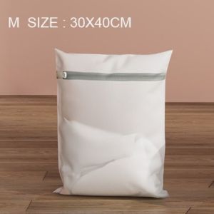 Laundry Bag Reusable Mesh Fabric Wash Bag with Non Rust Zipper Clothes Protection Net Washing Machine Universal