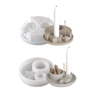 Sturdy Silicone Mould Accessory for Star and Moon Holders and Incenses Stands Reusable for Home Decoration