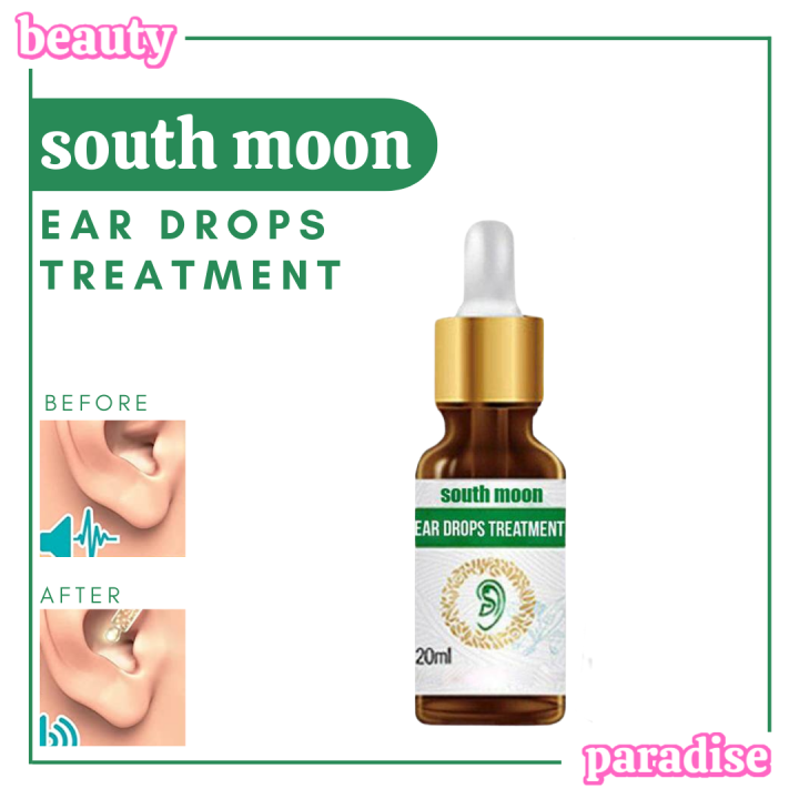 Southmoon Eardrops Treatment South Moon 20ml Ear Ringing Relieving Ear Drops Tinnitus Deafness 4821