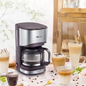 6 Cups Espresso Coffee Maker 0.6L Glass Carafe Coffee Tea Brewer Machine 600W High Power Household Mesin Kopi