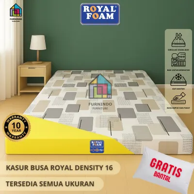 KASUR BUSA INOAC ROYAL EP1 D16 160 CM 140 CM 120 CM 90 CM TEBAL 15 CM