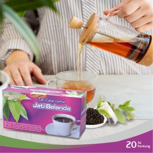 Teh Celup Daun Jati Belanda Minuman Kesehatan Herbal Tazakka 20 Kantung