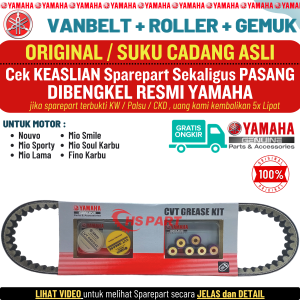Vanbelt Set Roller Mio Sporty Soul Fino Karbu Smile Nouvo Original Yamaha 100%
