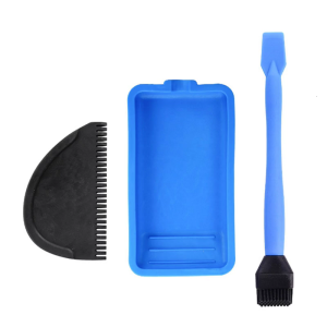 Silicone Glues Spreader Tool With Glues Brush Glues Tray & Glues Spreader For Crafting Woodworking