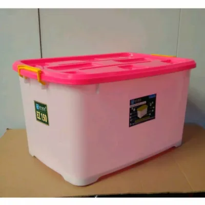 GRATIS ONGKIR! SHINPO BESAR JUMBO SIP 119 HERCULES Kontainer Plastik CB150 Container Box CB 150 liter Kontener Roda KUAT TEBAL