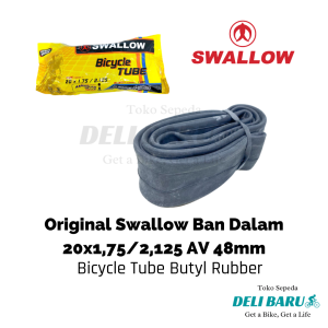 Swallow Ban dalam 20 x 1.75 2.125 pentil motor AV panjang 48mm sepeda anak BMX