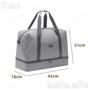 Travel Storage Bag Travel Bag Separate Dry And Wet Organizer Luggage Hanbag