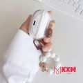 AK01T8B Anker Soundcore R50i NC case / R50i / K20i / P20i / P30i Ins 3D Brown teddy bear Transparent Anti-fall Dustproof Silicone Case for Anker. 