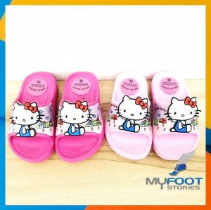 รองเท้าแตะเด็ก มีไฟ Hello Kitty KTL 463 ลิขสิทธิแท้ 100% รองเท้าเด็ก รองเท้ามีไฟ รองเท้าการ์ตูนคิตตี้ นุ่มเบา - MFS