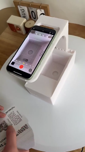 Phone Holder Digitizer Stand With Adjustable Rail System For Sleeved Unsleeved Cards