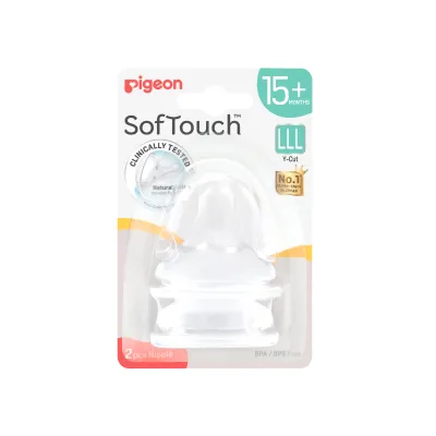[NEW] Pigeon SofTouch™ Wide Neck Nipple (Promo)