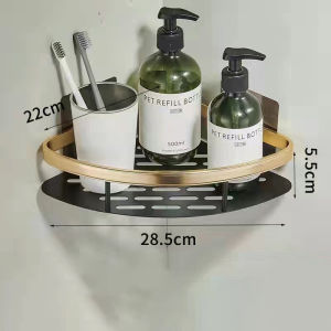 Nfa không đục lỗ không gian phòng tắm bằng nhôm Kệ nhà vệ sinh đựng đồ phòng tắm nhà vệ sinh kệ treo tường góc nhà vệ sinh