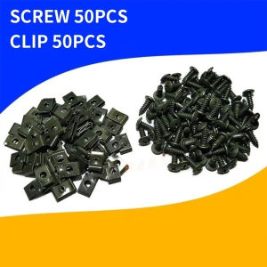 100PCS YAMAHA BODY CLIP WITH BOLT FLAIRINGS BODY BOLT SCREW NUT GENUINE PART ACCESSORIES MOTORCYCLE