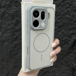Luxury Frosted Cooling Bumper For Magsafe Case For OPPO Find X9 X8 X8S Pro Ultra Heat Dissipation Wireless Charge Magnetic Cover